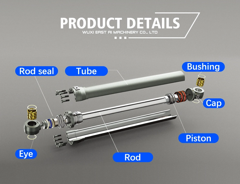 Excavator Hydraulic Cylinder Boom Cylinder Arm Cylinder for Excavator