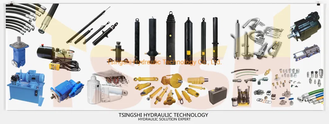 Single Stage Double Acting Small Piston Hydraulic Cylinder Rod Eye